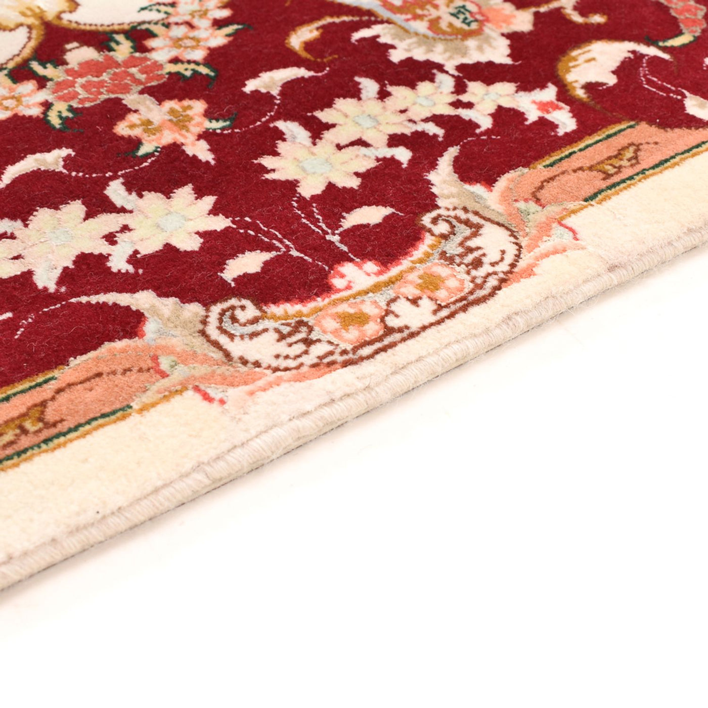 Persisk matta - Tabriz - Royal - 90 x 60 cm - röd