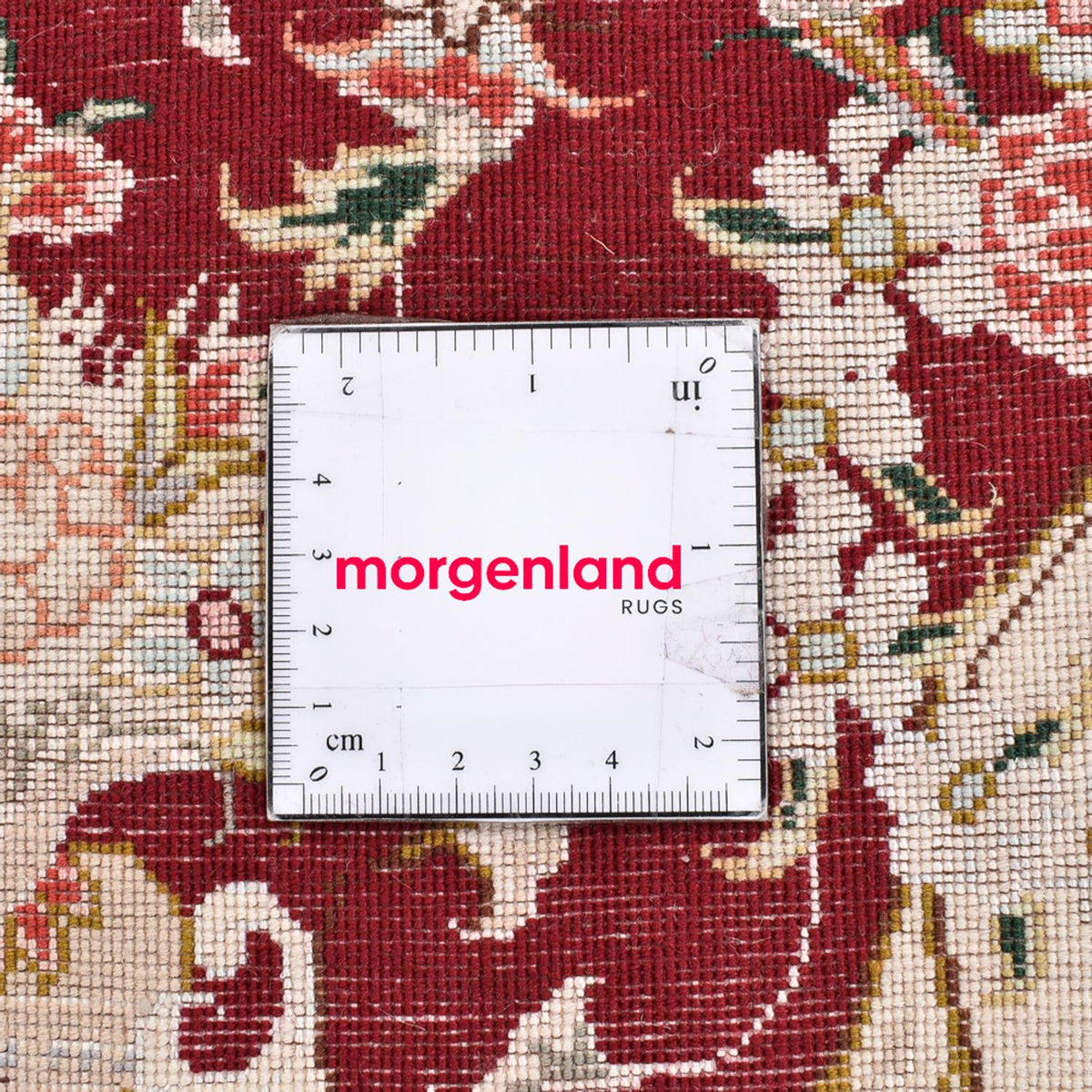 Persisk matta - Tabriz - Royal - 90 x 60 cm - röd