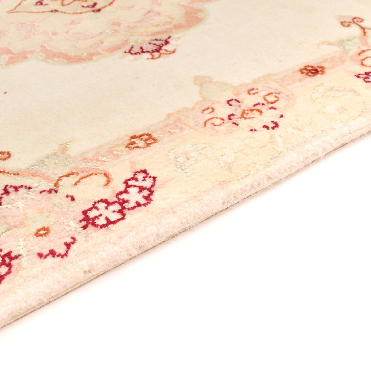 Persisk matta - Tabriz - Royal - 89 x 58 cm - ljusbeige