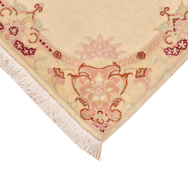 Persisk matta - Tabriz - Royal - 90 x 60 cm - ljusbeige