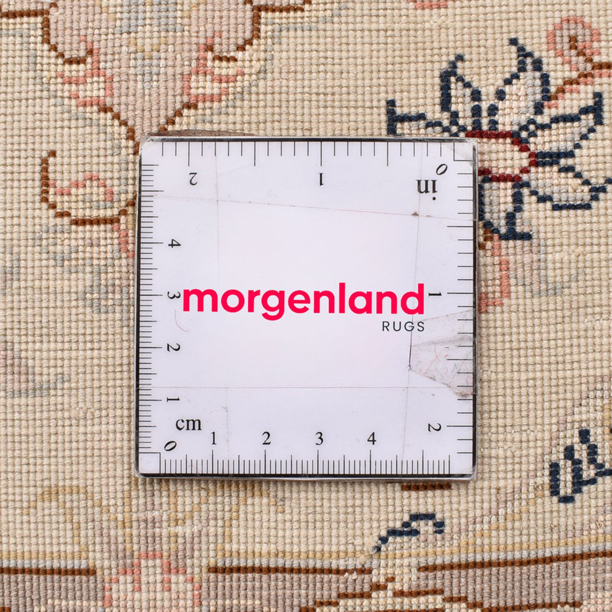 Persisk matta - Tabriz - Royal - 90 x 60 cm - ljusbeige