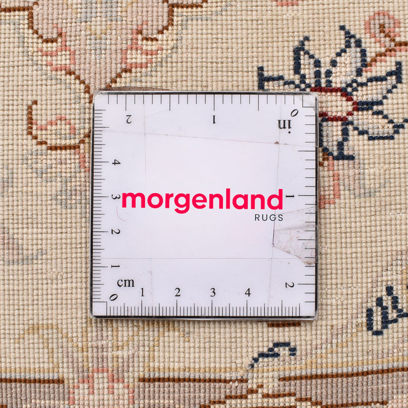 Persisk matta - Tabriz - Royal - 90 x 60 cm - ljusbeige