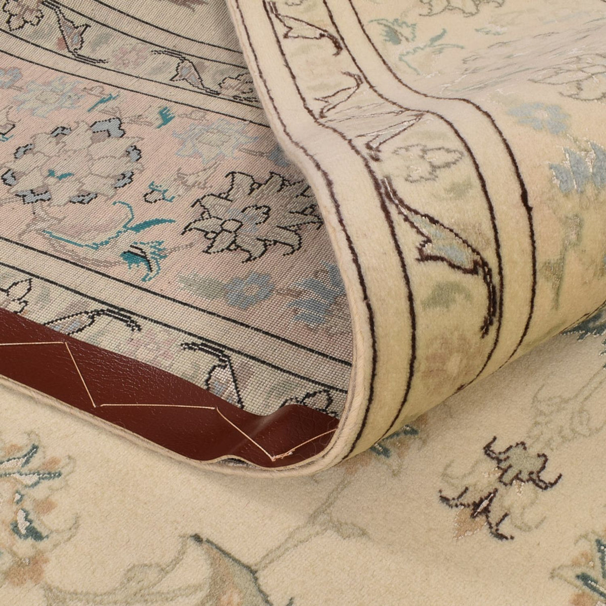 Persisk matta - Tabriz - Royal - 266 x 200 cm - ljusgrön