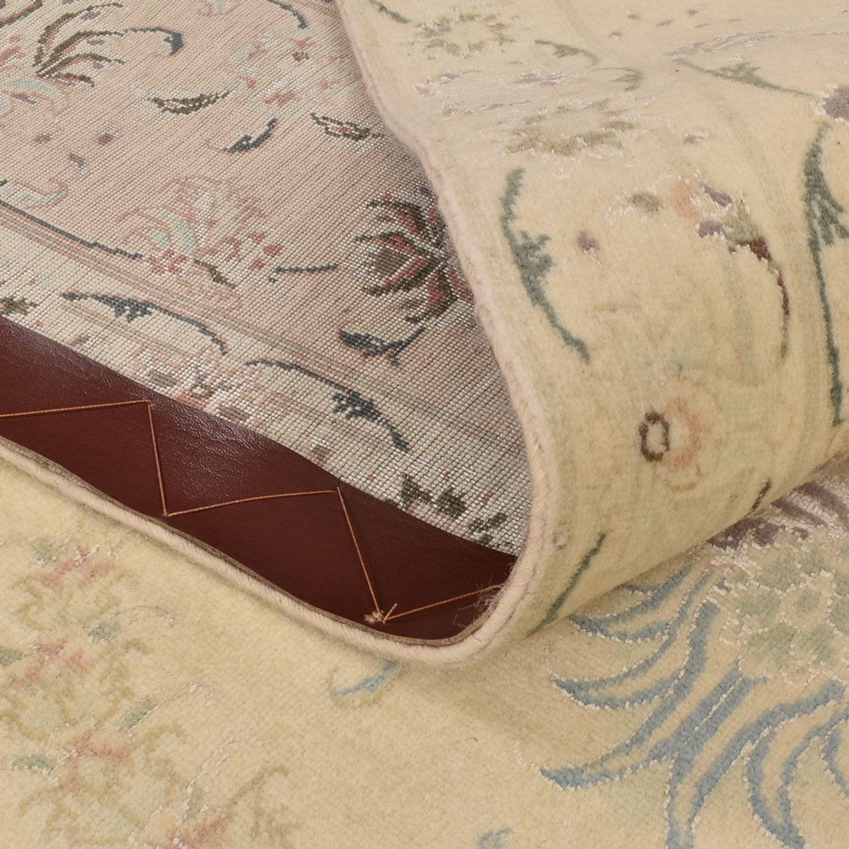 Persisk matta - Tabriz - Royal - 240 x 200 cm - ljusgrön