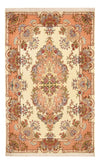 Tabriz - 50 Raj Mattan 104x169cm - Persisk matta - Rektangulär / Beige / 104 x 169 cm Rektangulär