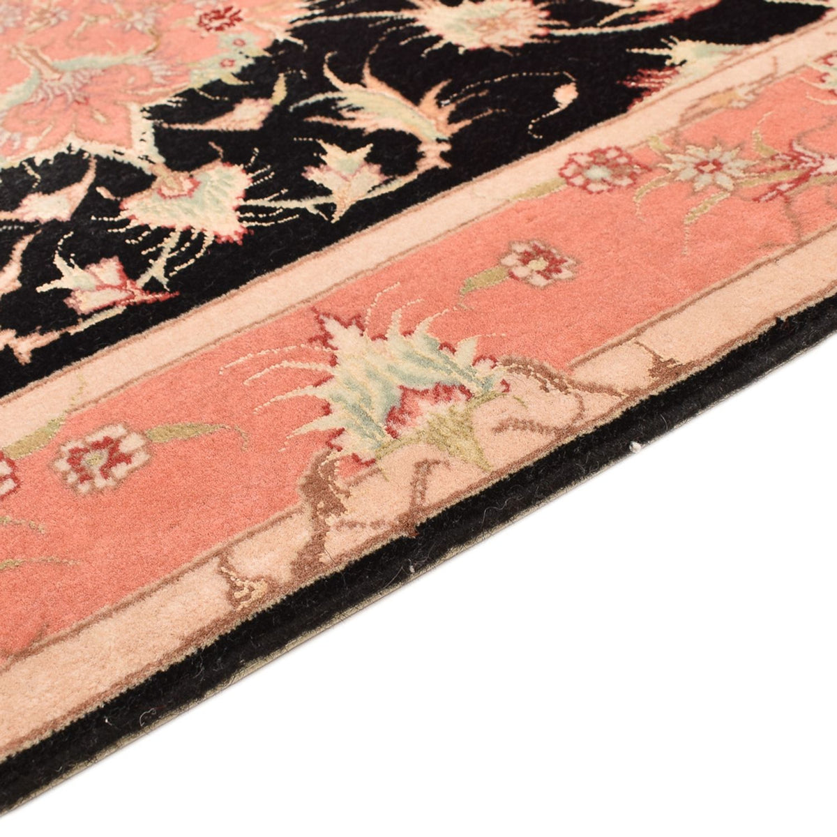 Persisk matta - Tabriz - Royal - 116 x 75 cm - mörkblå