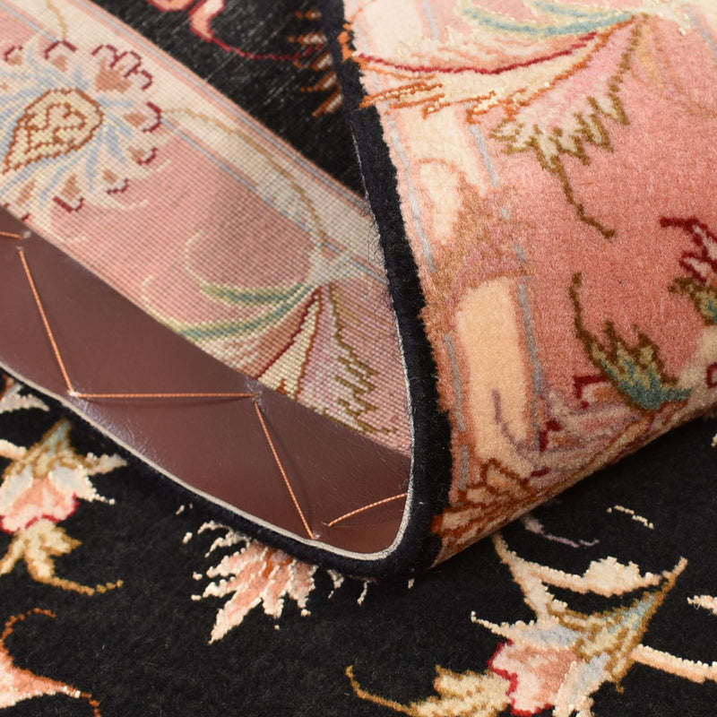 Persisk matta - Tabriz - Royal - 123 x 74 cm - mörkblå