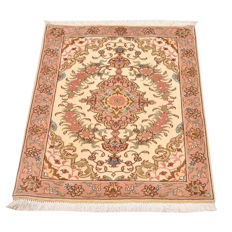 Persisk matta - Tabriz - Royal - 82 x 62 cm - mörk beige