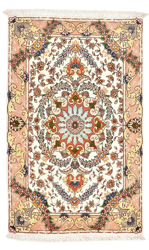 Persisk matta - Tabriz - Royal - 90 x 60 cm - flerfärgad