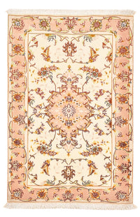 Persisk matta - Tabriz - Royal - 101 x 66 cm - ljusbeige