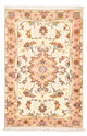 Persisk matta - Tabriz - Royal - 101 x 66 cm - ljusbeige