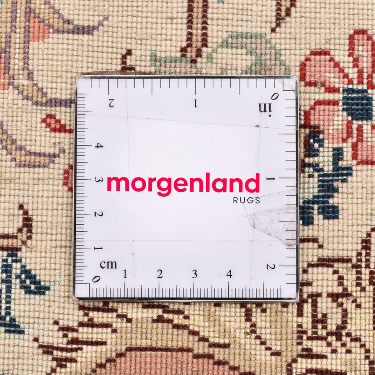 Persisk matta - Tabriz - Royal - 92 x 59 cm - ljusbeige