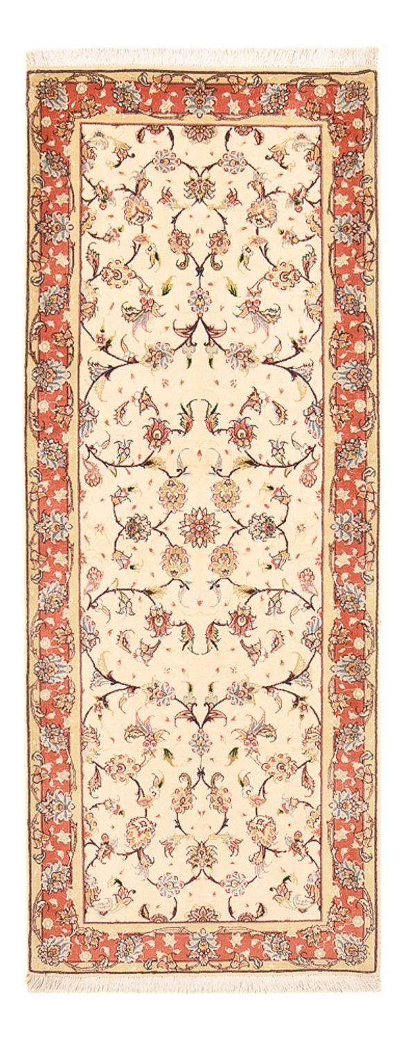 Runner Persisk matta - Tabriz - Royal - 204 x 80 cm - beige