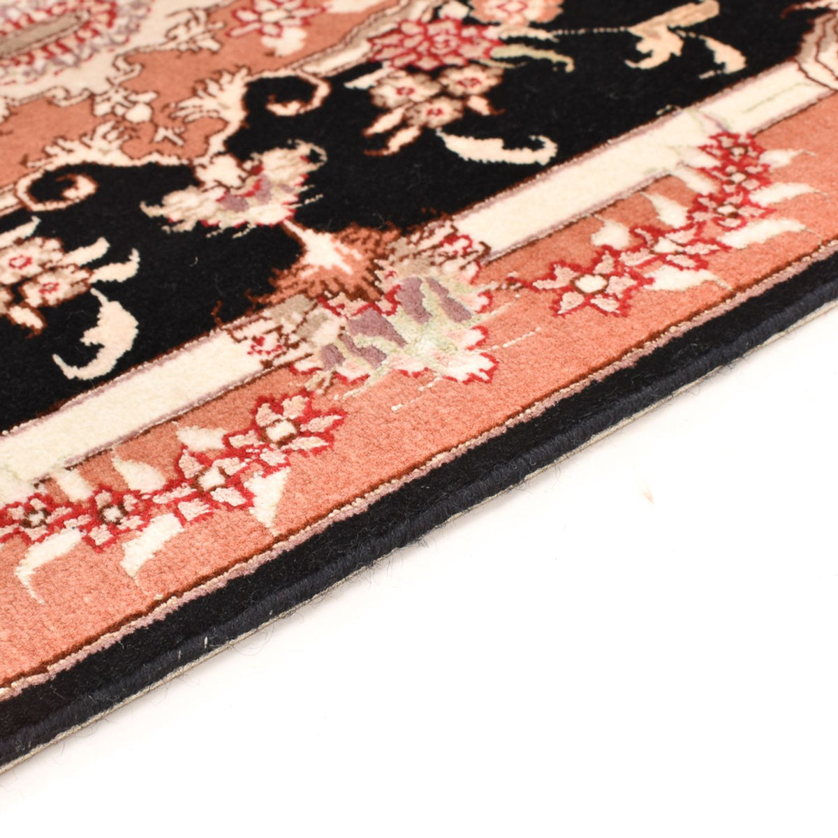 Persisk matta - Tabriz - Royal - 88 x 59 cm - mörkblå