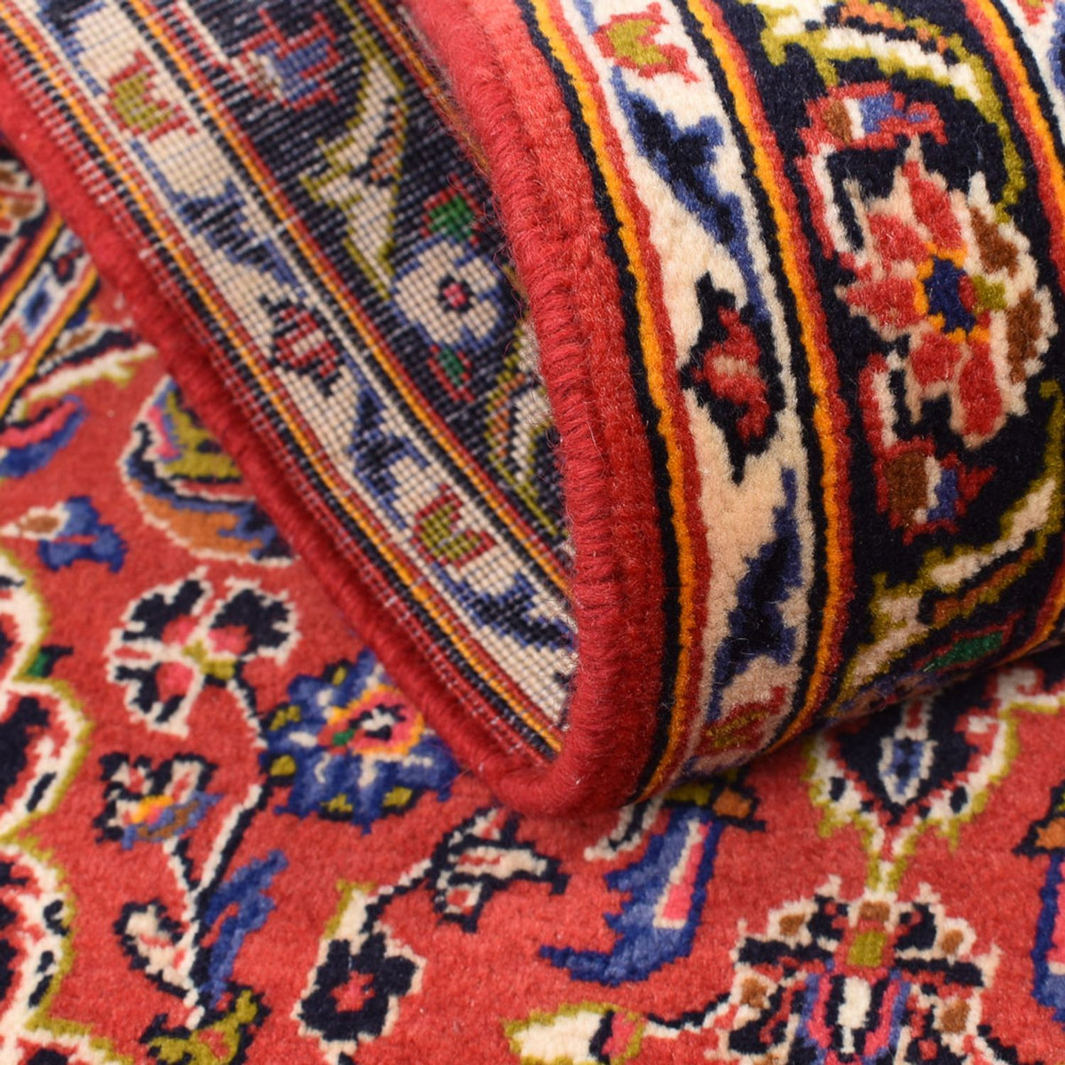 Persiska mattor - Keshan - 125 x 75 cm - röd