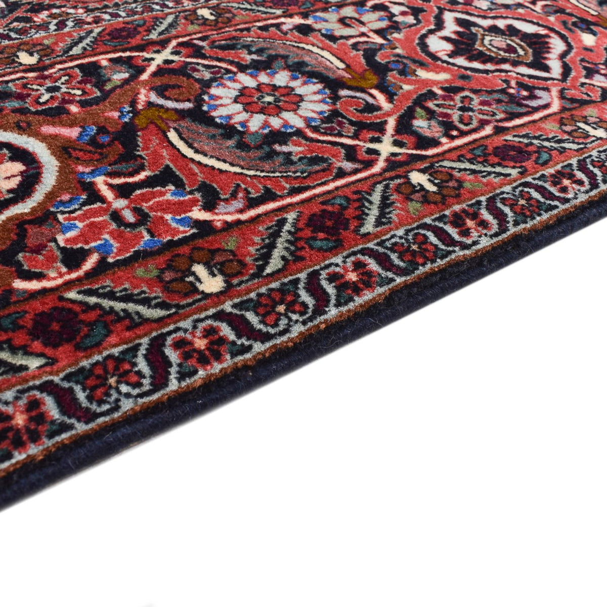 Persisk matta - Bijar - 315 x 248 cm - mörkröd