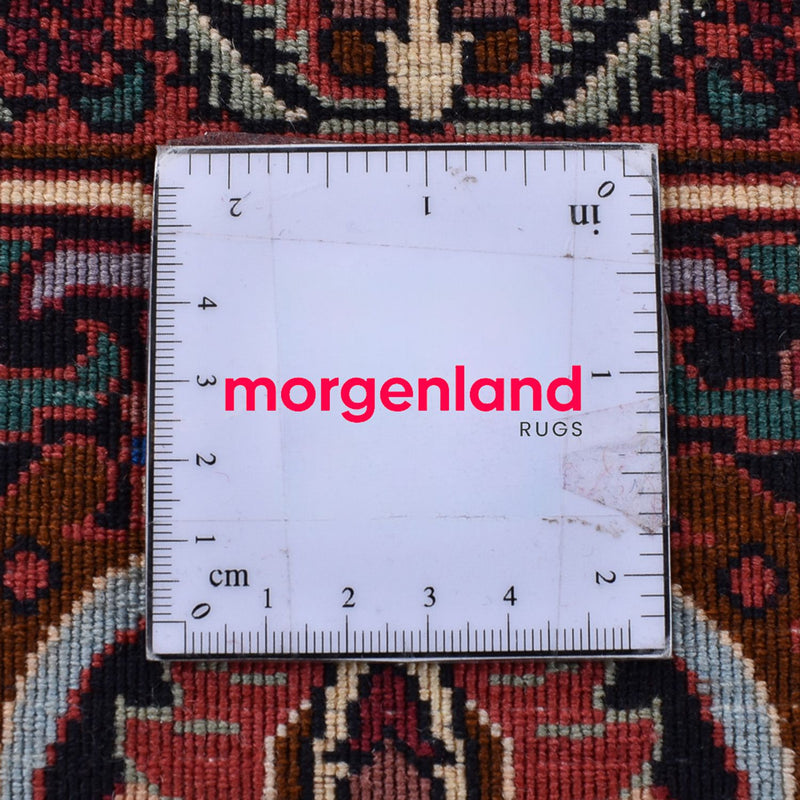 Persisk matta - Bijar - 315 x 248 cm - mörkröd