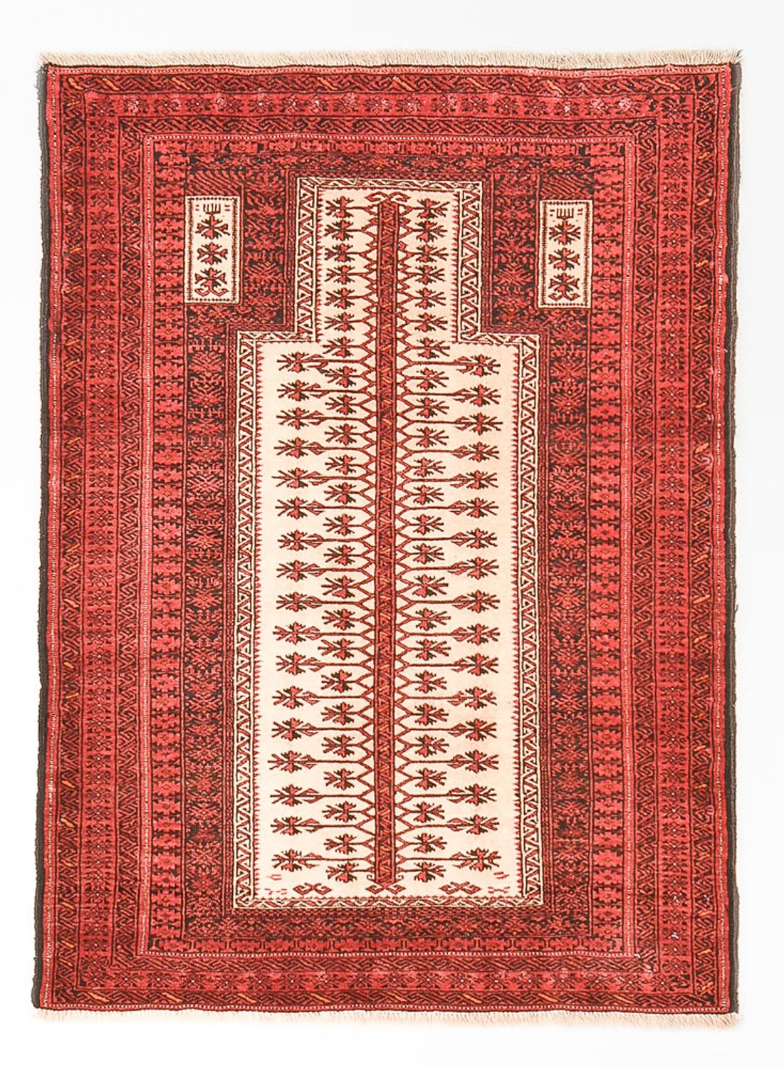 Baluch-matta - 143 x 102 cm - röd