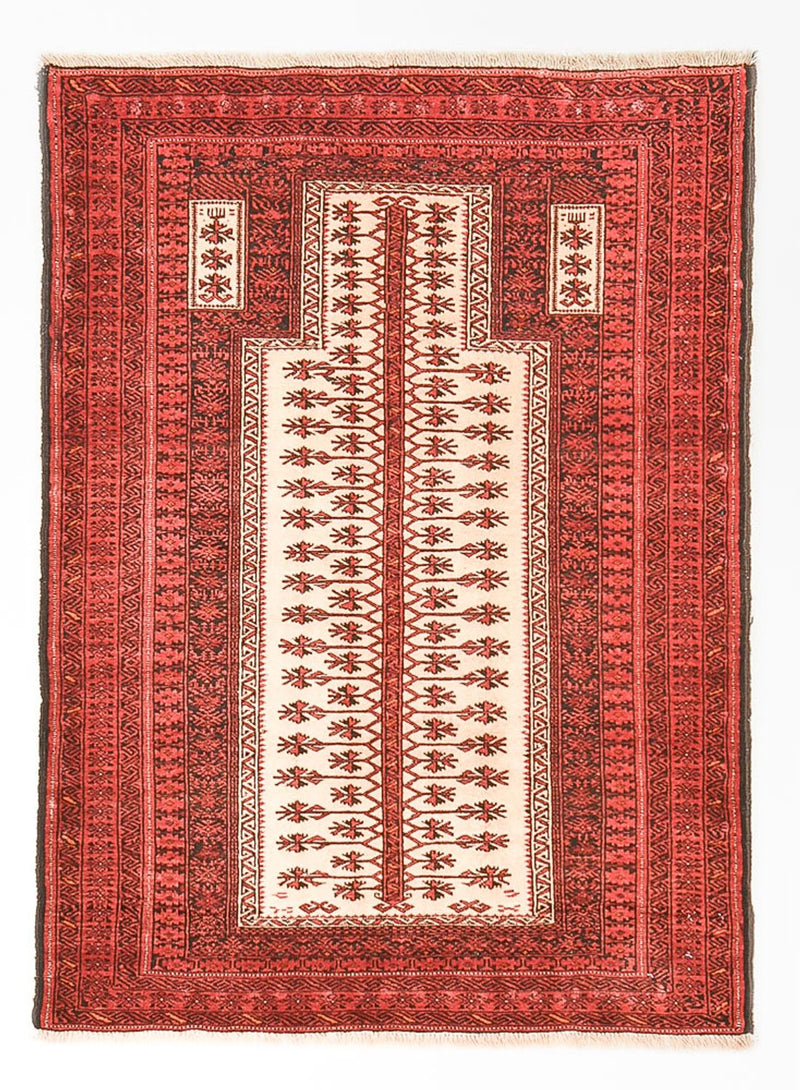 Baluch-matta - 143 x 102 cm - röd