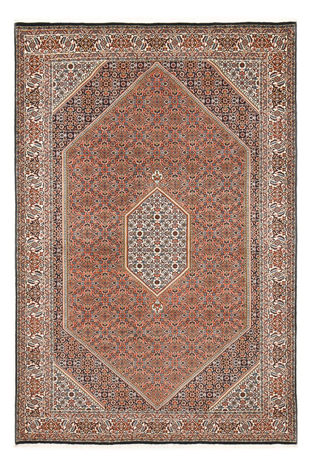 Persisk matta - Bijar - 300 x 200 cm - mörk beige