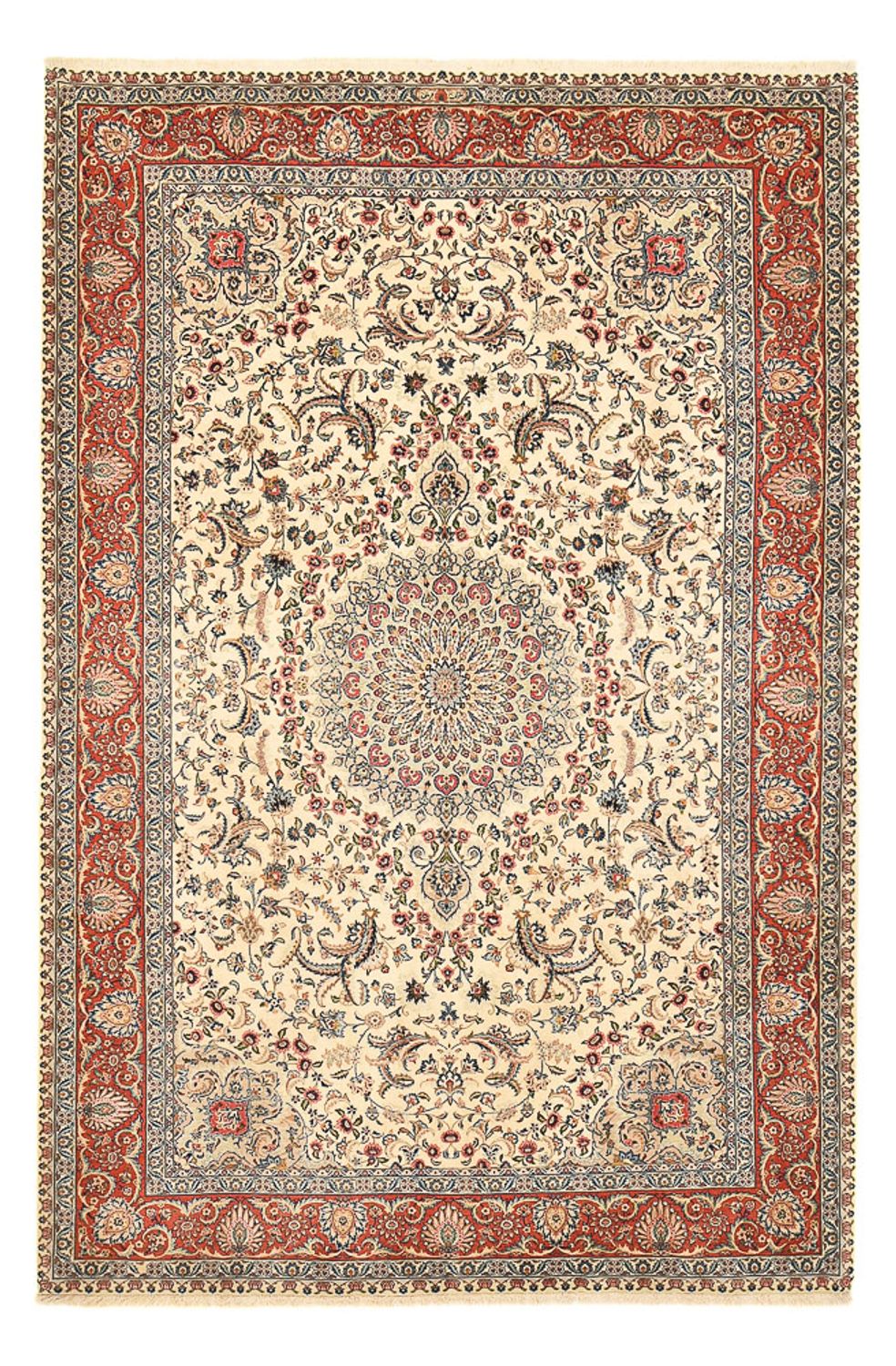 Persisk matta - Ghom - Kunglig - 308 x 204 cm - beige