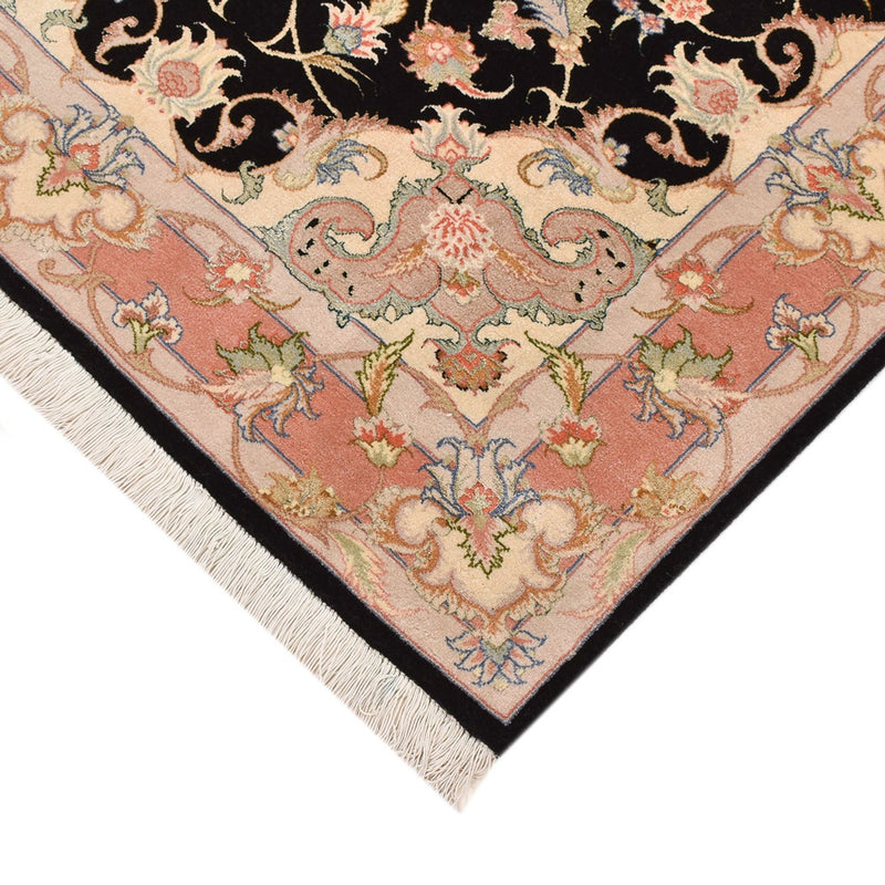 Persisk matta - Tabriz - Premium - 145 x 100 cm - mörkblå