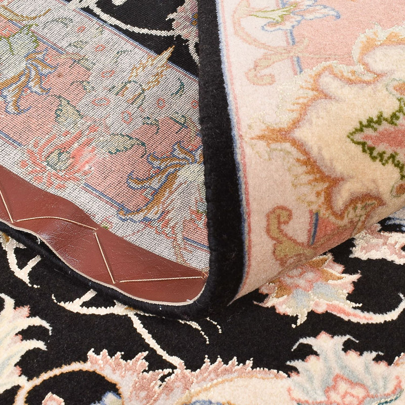 Persisk matta - Tabriz - Premium - 145 x 100 cm - mörkblå