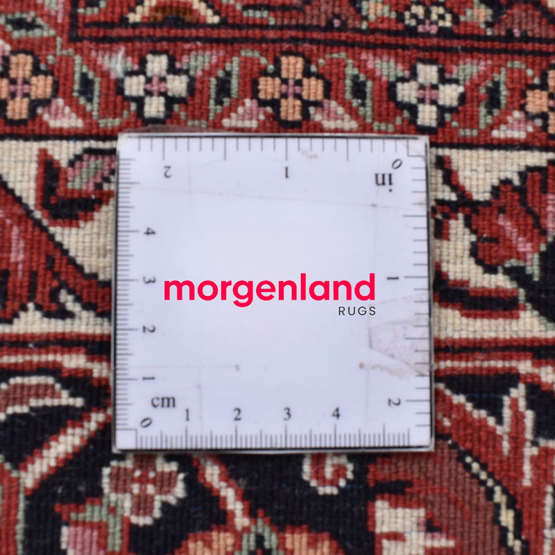 Persisk matta - Bijar - 255 x 207 cm - mörkröd