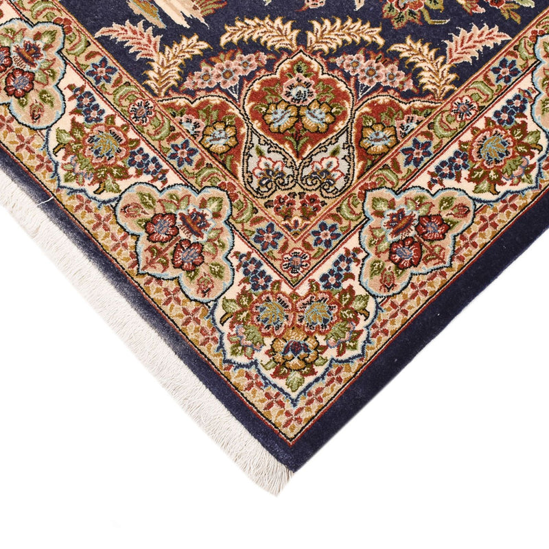 Persisk matta - Ghom - Kunglig - 154 x 102 cm - mörkblå