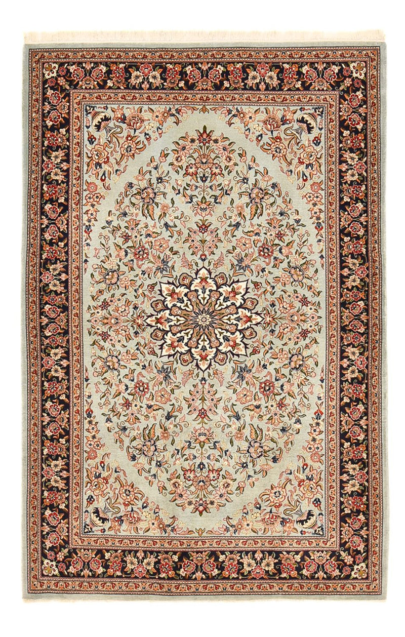 Persisk matta - Ghom - Kunglig - 215 x 138 cm - ljusbeige