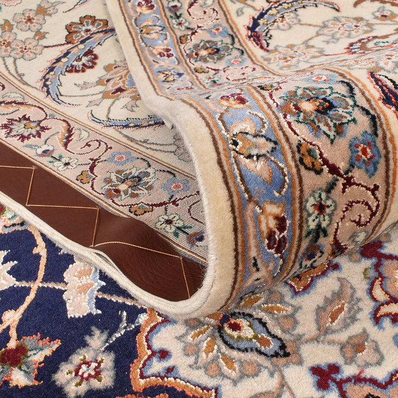 Persisk matta - Isfahan - Premium - 306 x 202 cm - mörkblå