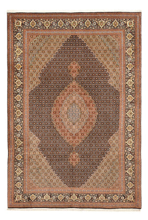 Persisk matta - Tabriz - Royal - 303 x 203 cm - mörk beige