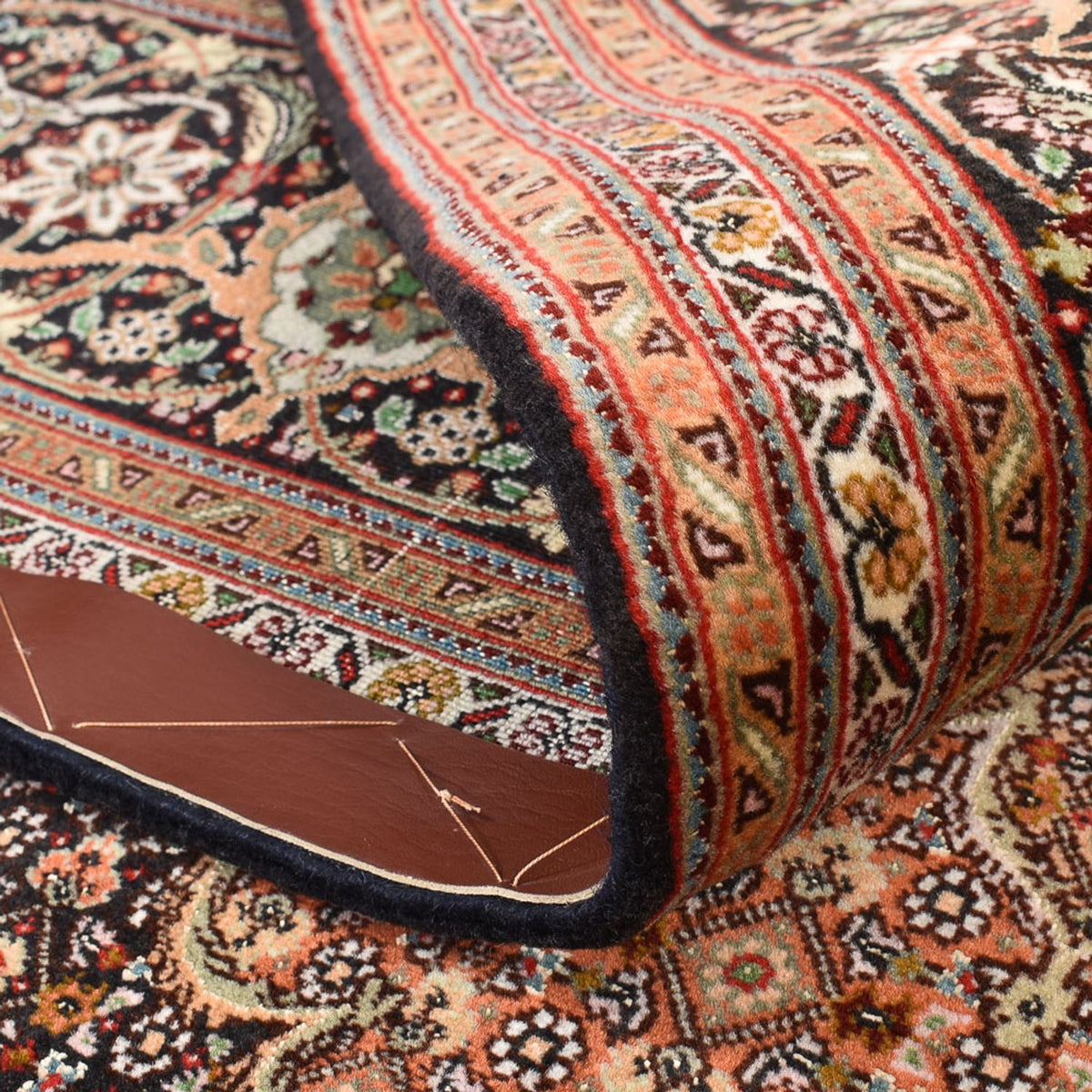 Persisk matta - Tabriz - Royal - 303 x 203 cm - mörk beige