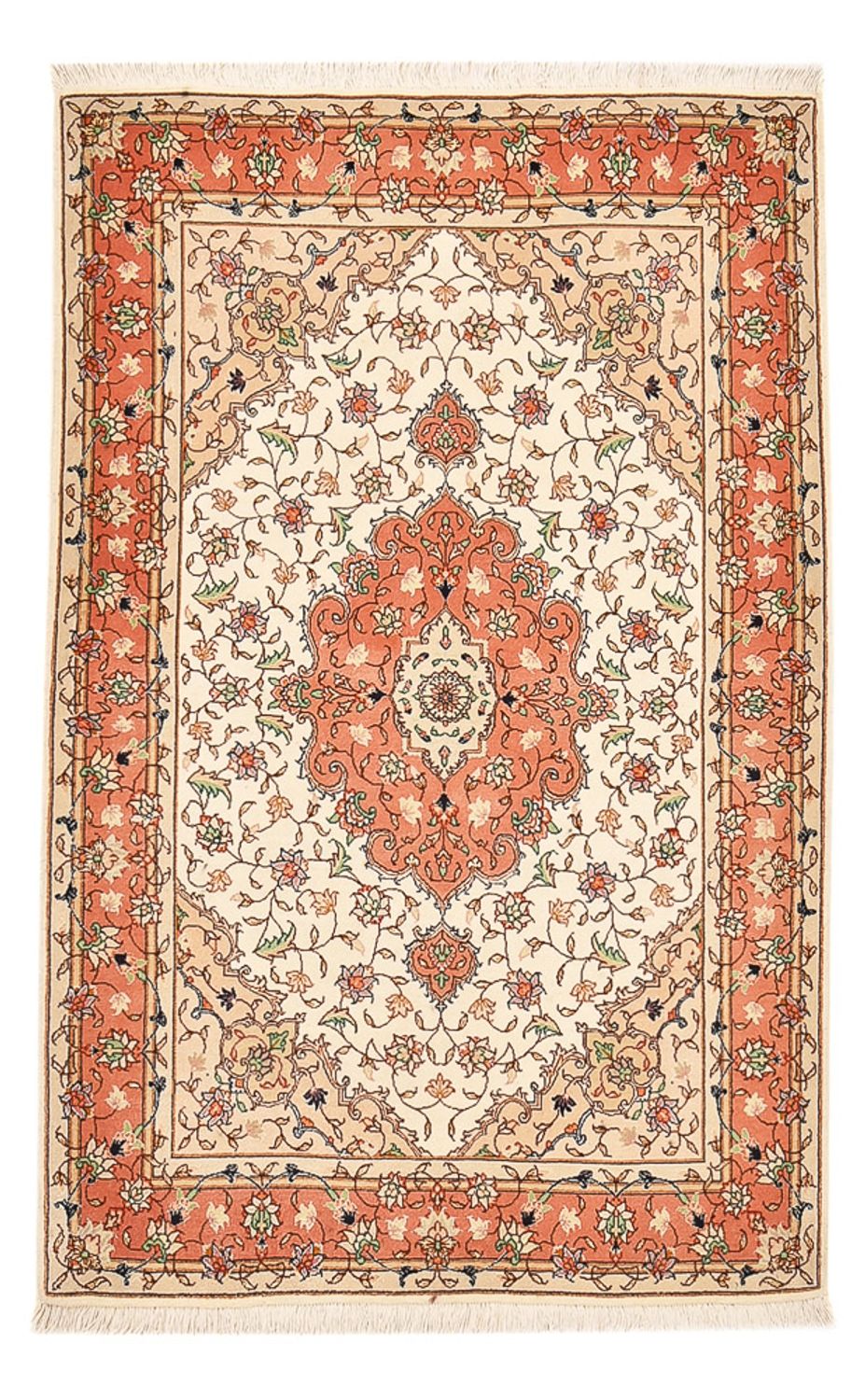 Persisk matta - Tabriz - Premium - 160 x 102 cm - beige