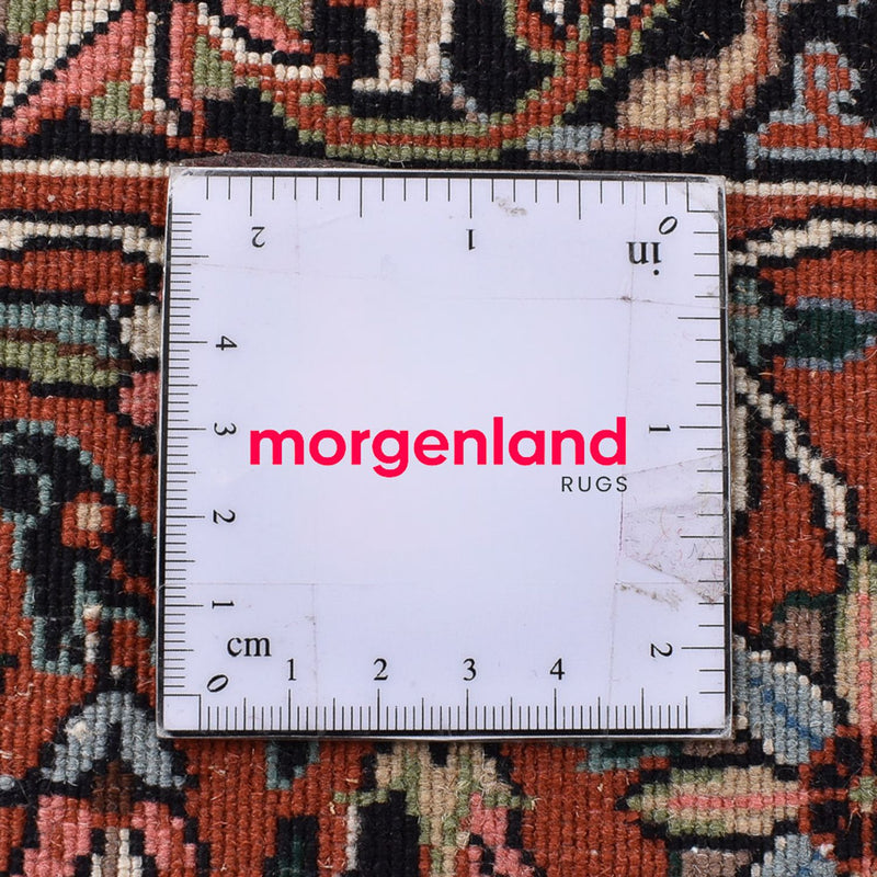 Persisk matta - Bijar - 305 x 202 cm - mörkröd