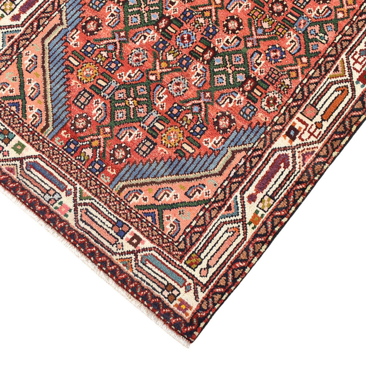 Runner Persisk matta - Nomadic - 206 x 79 cm - ljusröd