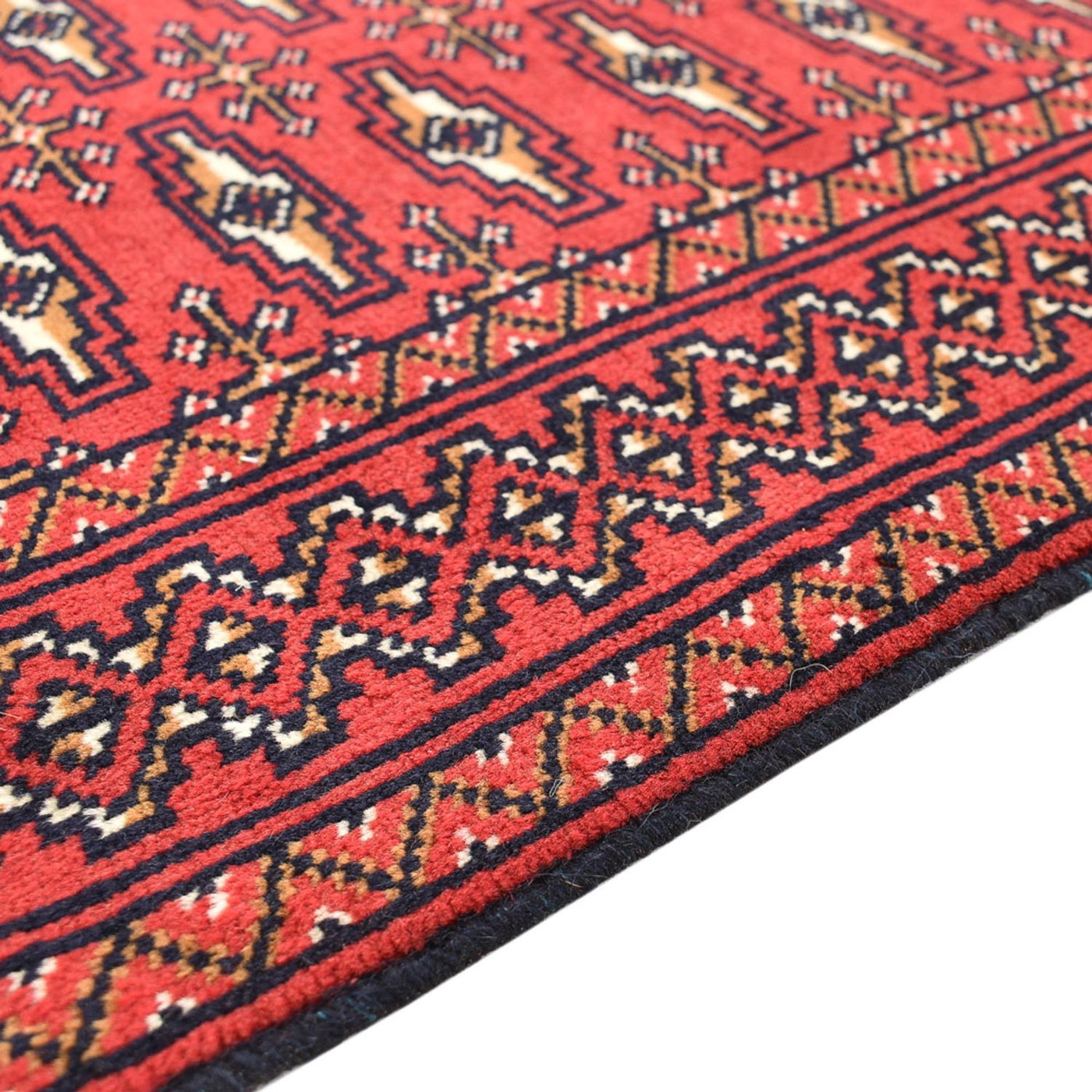 Runner Turkaman-matta - 183 x 61 cm - röd