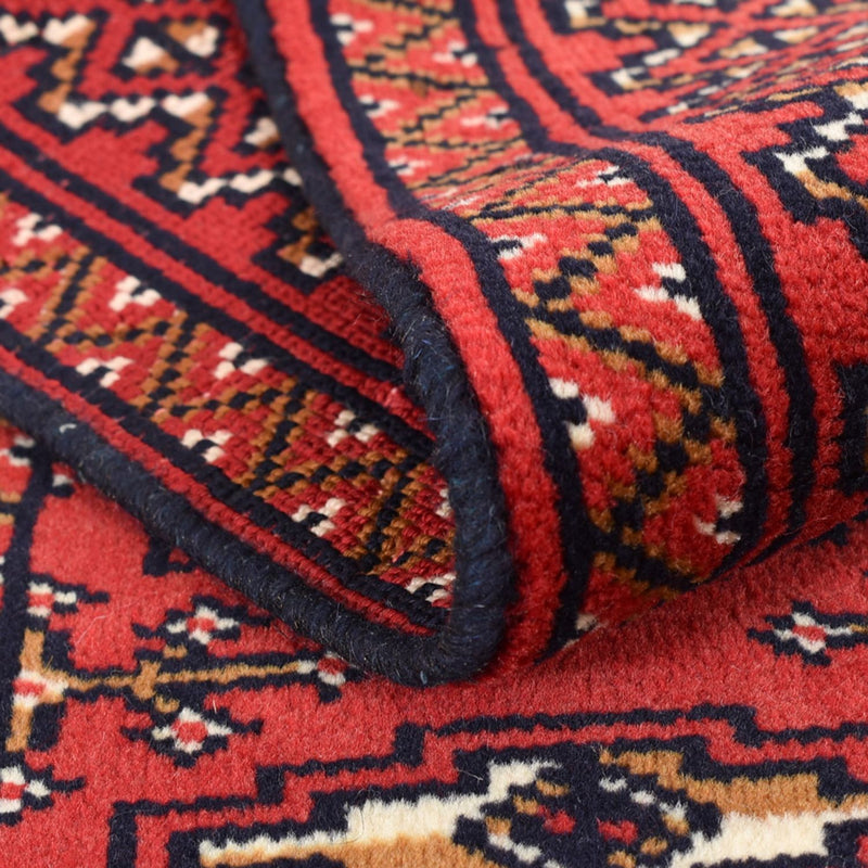 Runner Turkaman-matta - 183 x 61 cm - röd