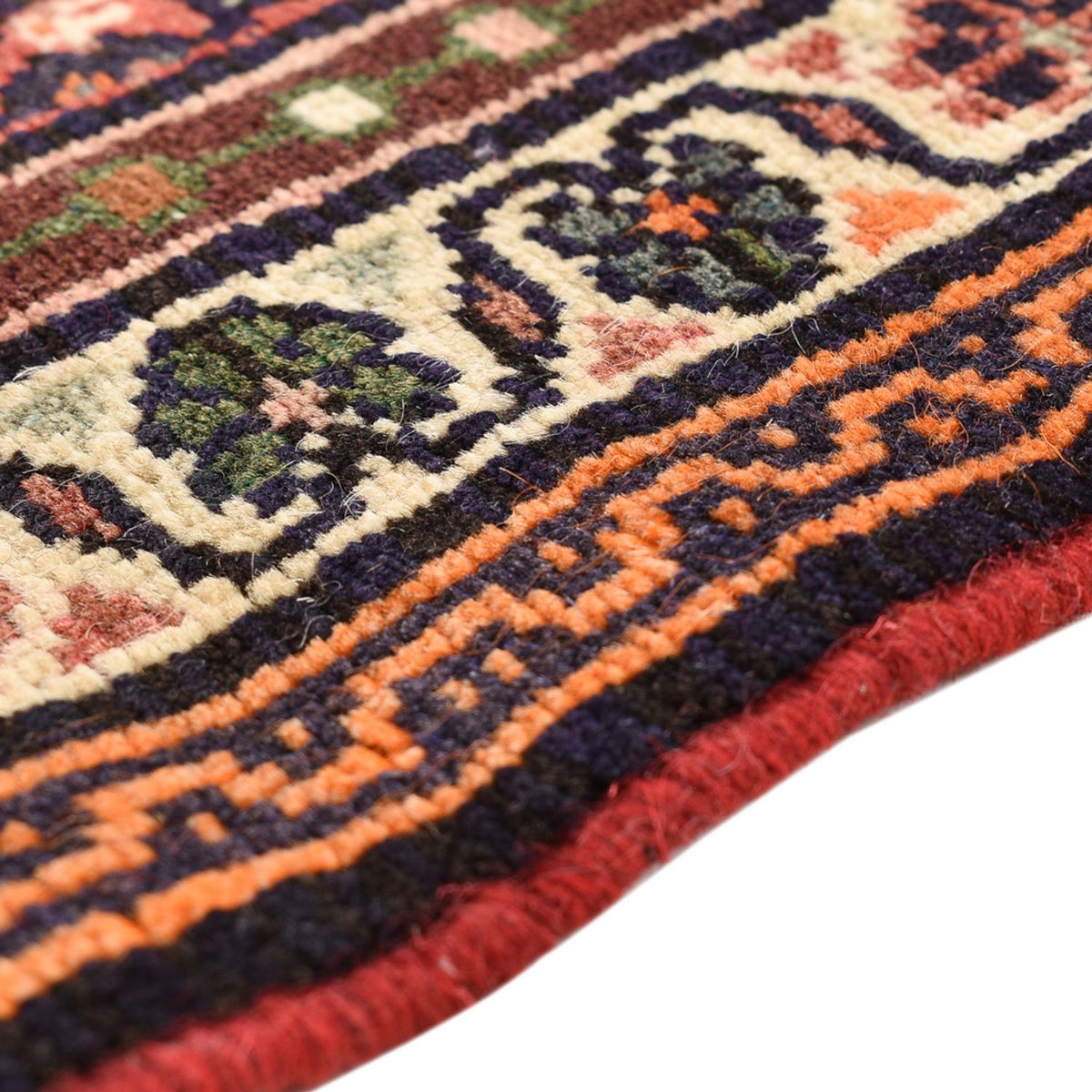 Runner Persisk matta - Nomadic - 189 x 82 cm - mörkröd