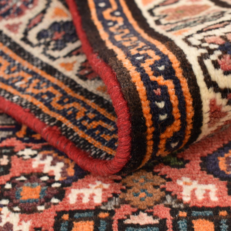 Runner Persisk matta - Nomadic - 189 x 82 cm - mörkröd