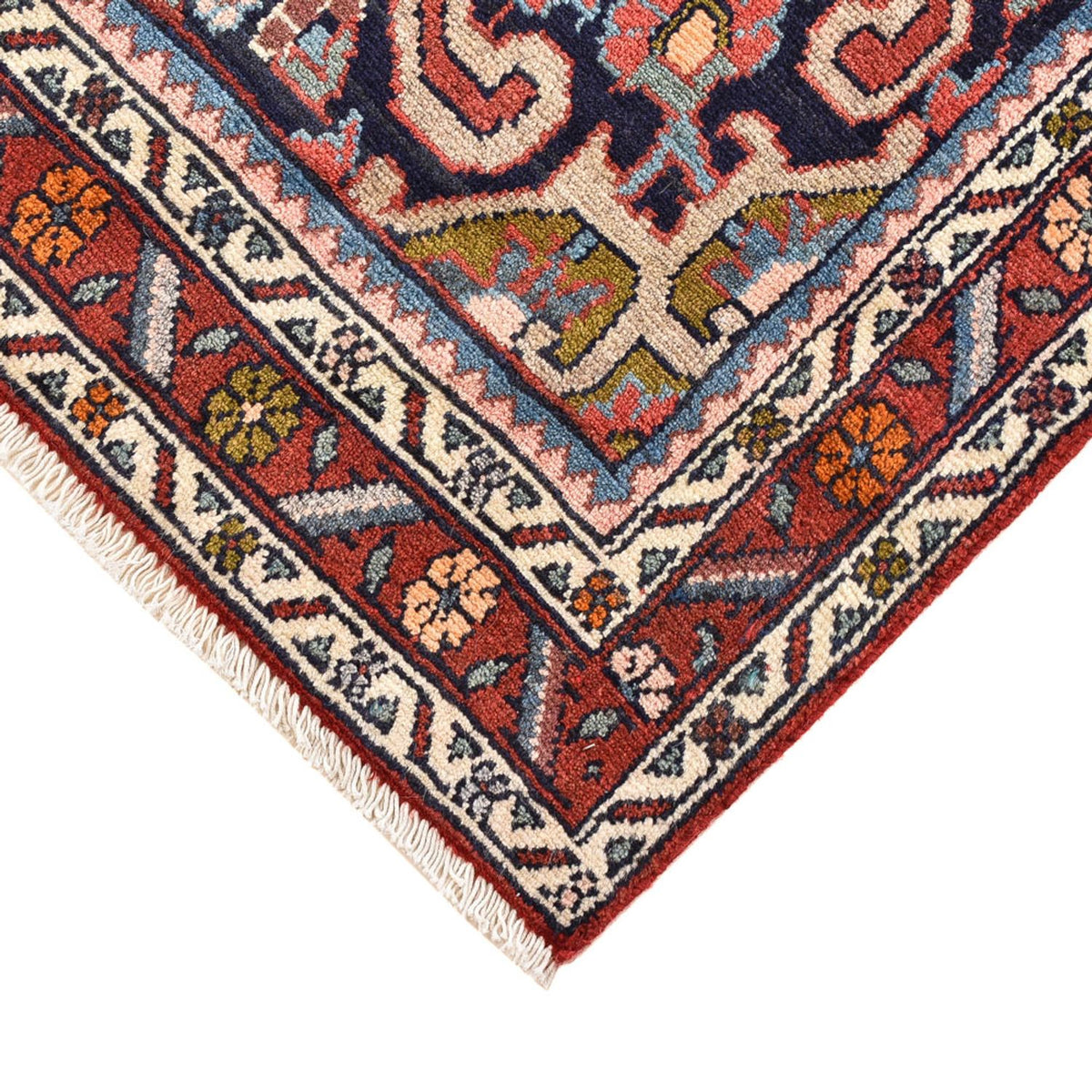 Runner Persisk matta - Nomadic - 200 x 98 cm - mörkröd