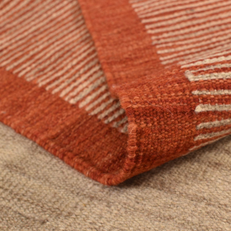 Kelim matta - trendig - 242 x 155 cm - beige