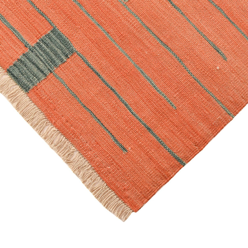 Kelim matta - trendig - 291 x 193 cm - flerfärgad