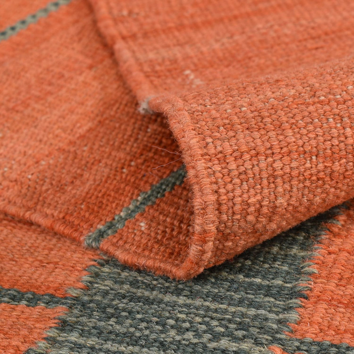 Kelim matta - trendig - 291 x 193 cm - flerfärgad