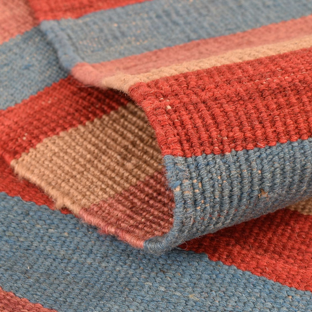 Kelim matta - trendig - 292 x 192 cm - flerfärgad