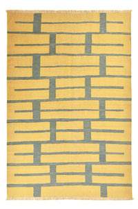 Kelim matta - trendig - 288 x 193 cm - flerfärgad