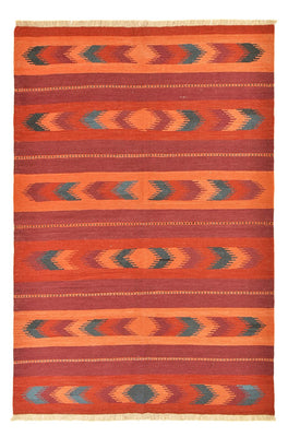 Kelim Carpet - orientalisk matta - 253 x 174 cm - flerfärgad