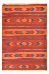 Kelim Carpet - orientalisk matta - 253 x 174 cm - flerfärgad