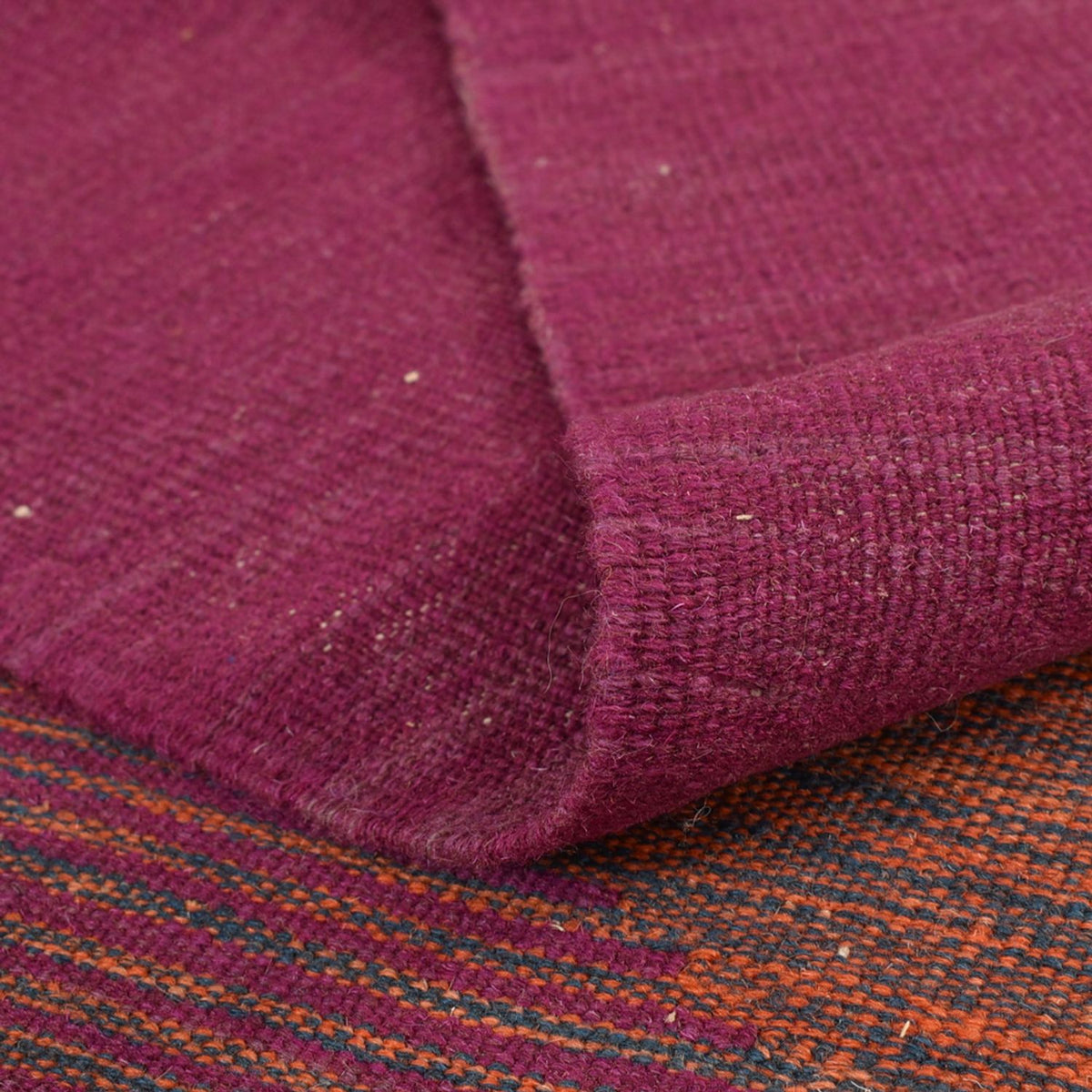 Kelim matta - trendig - 296 x 195 cm - flerfärgad