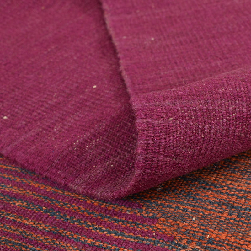 Kelim matta - trendig - 296 x 195 cm - flerfärgad